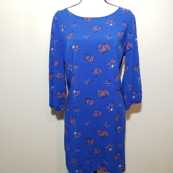 Old Navy Dresses & Skirts - Old Navy l Royal Blue Floral Shift Dress L